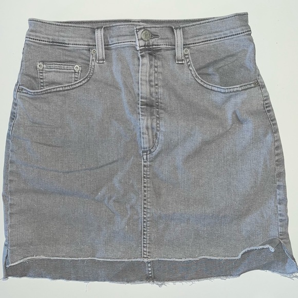 ARITZIA Wilfred free Grey Jean Skirt - Picture 2 of 4